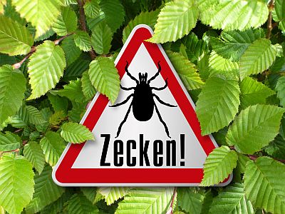 zecken warnschild hecke fot39711242 400px